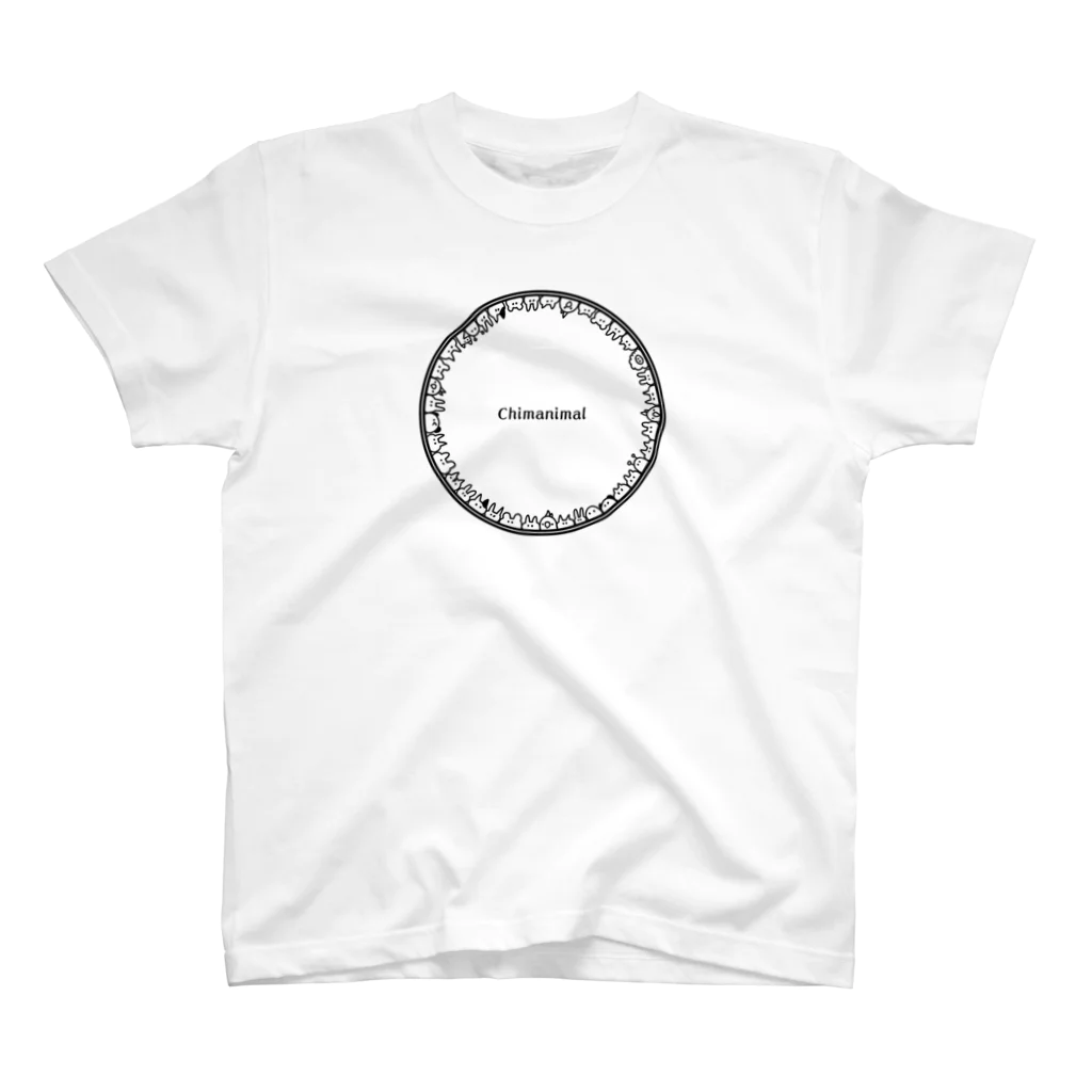 てちてち-techitechi-のちまにまる Regular Fit T-Shirt