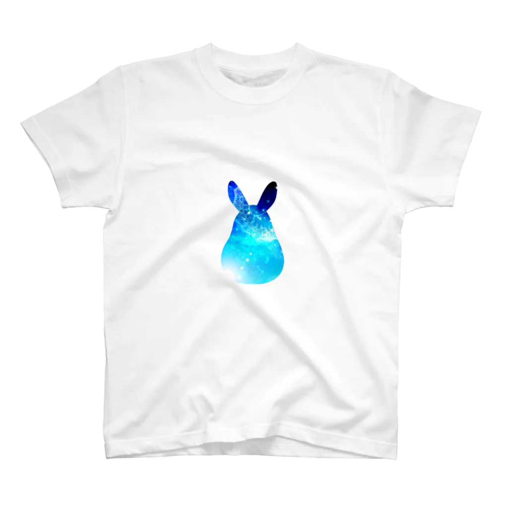 ほしよっこ☆シアワセ流星群の空ウサギひとりぽっち スタンダードTシャツ