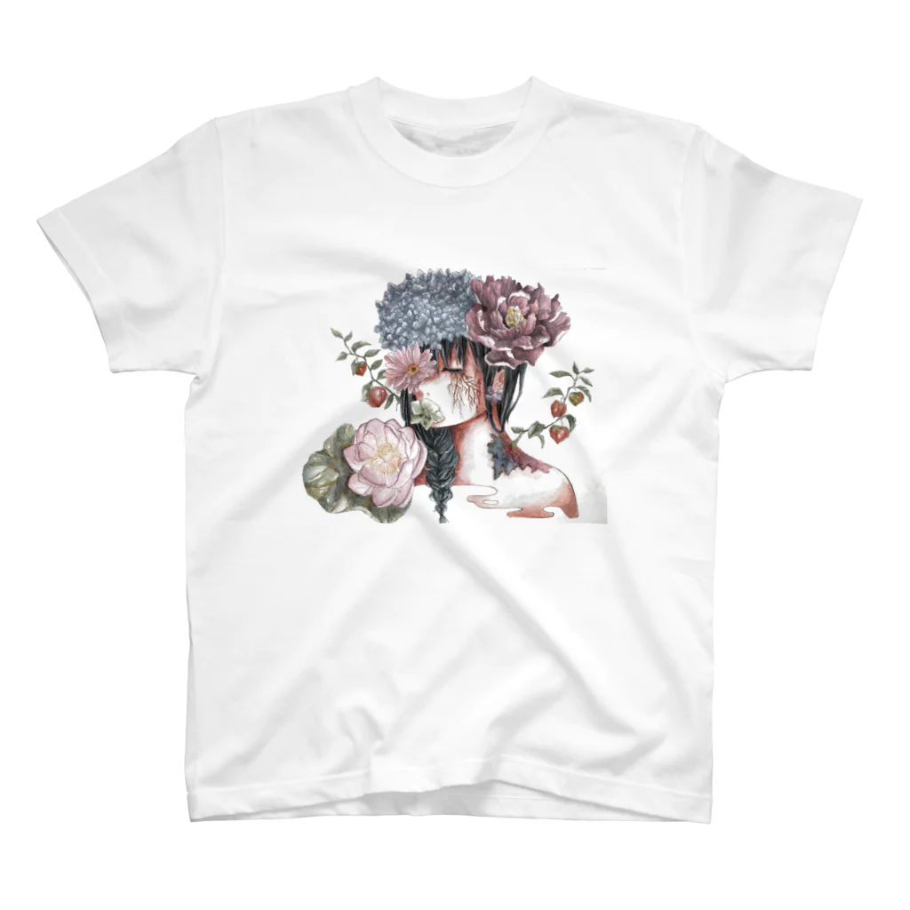 ローズルの花を吐くdark Regular Fit T-Shirt