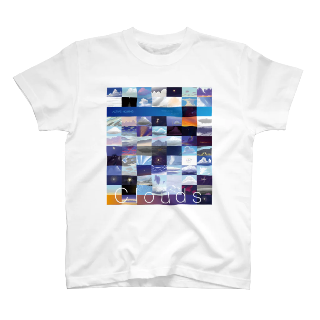 ACTIVE-HOMINGの雲T スタンダードTシャツ