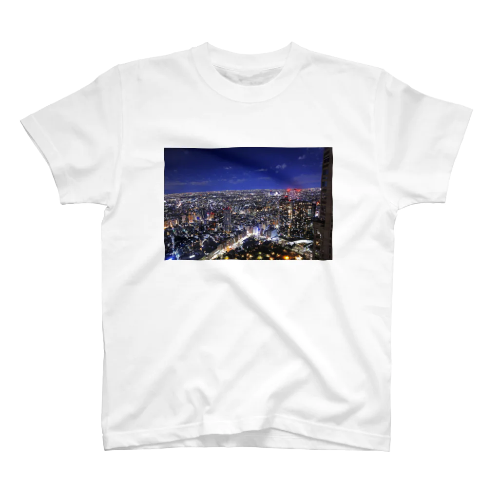 ＫＯＭＩＮＡＫＡＮＯの夜景　都庁から中野区方面をのぞむ スタンダードTシャツ