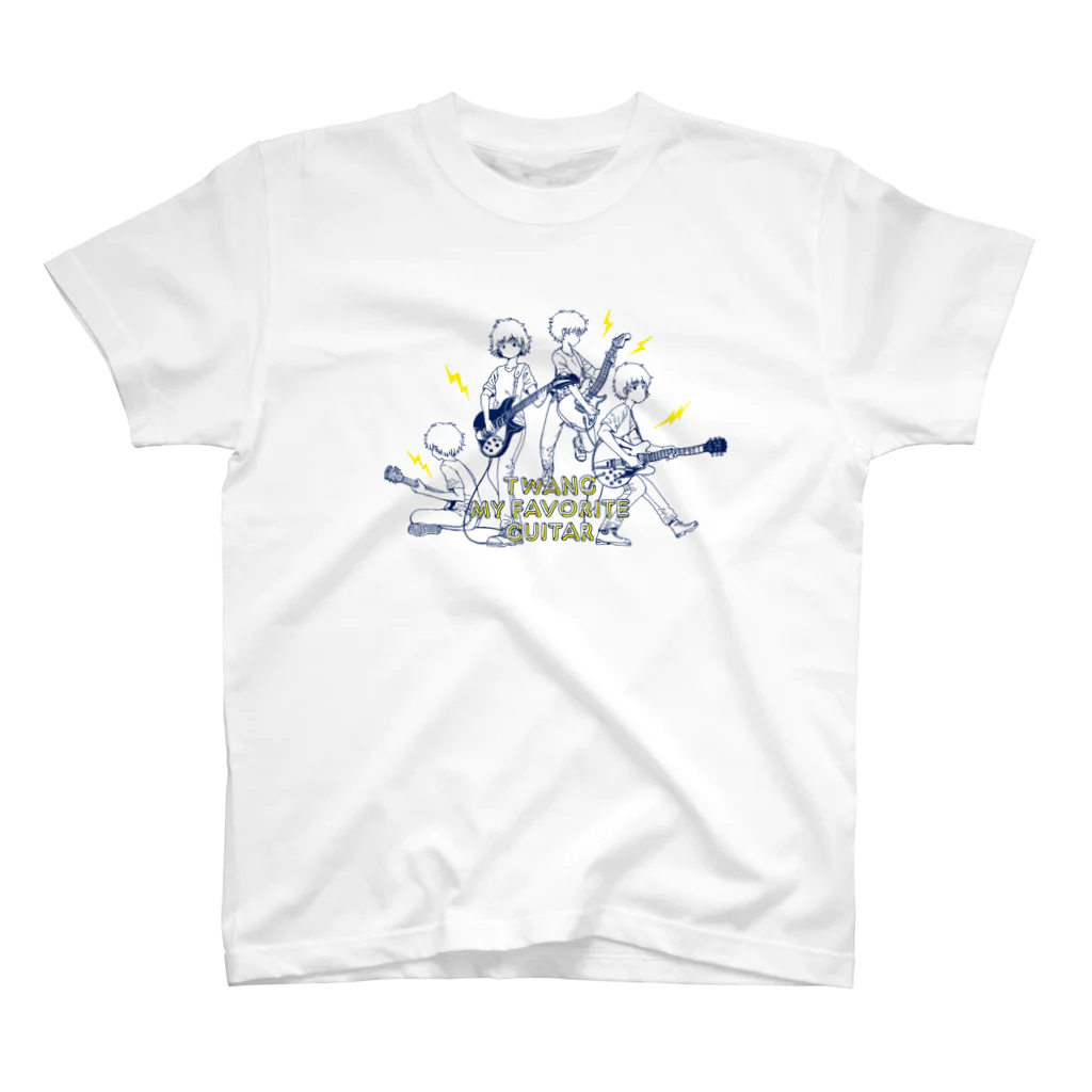 Kezuka Ryoichiroのフェイバリット・ギター（薄色） スタンダードTシャツ