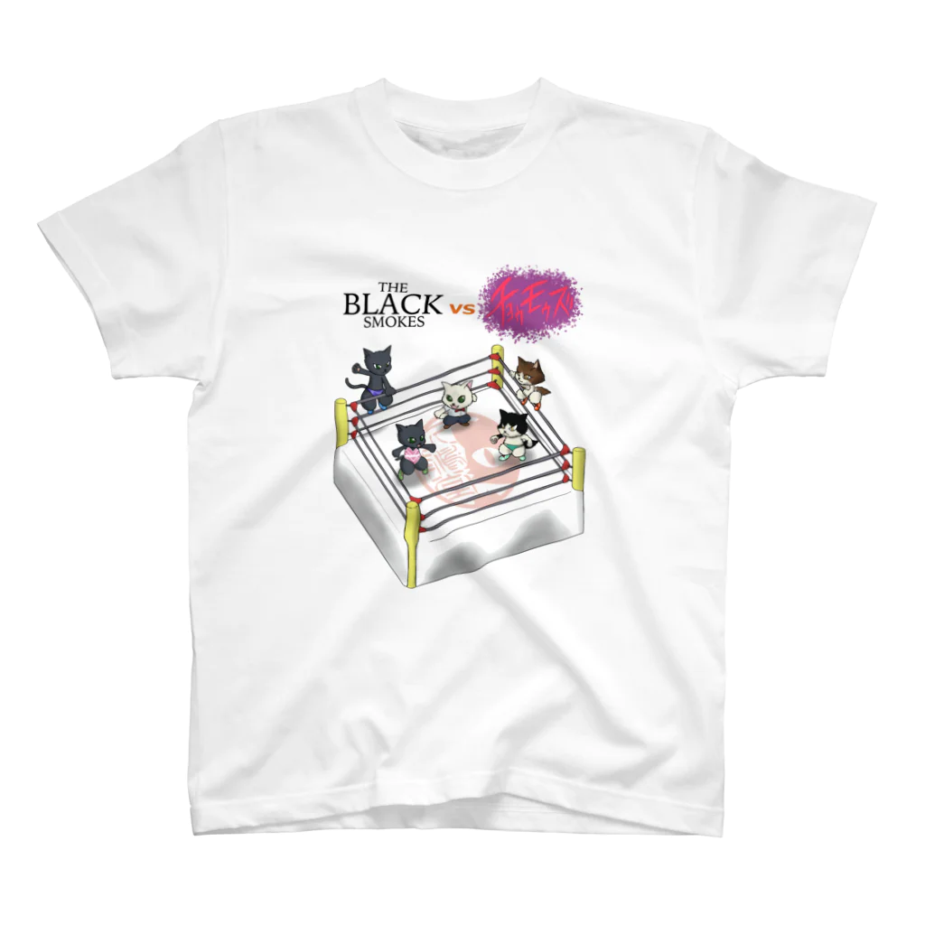 ねこや久鶻堂のキャットファイト！ Regular Fit T-Shirt