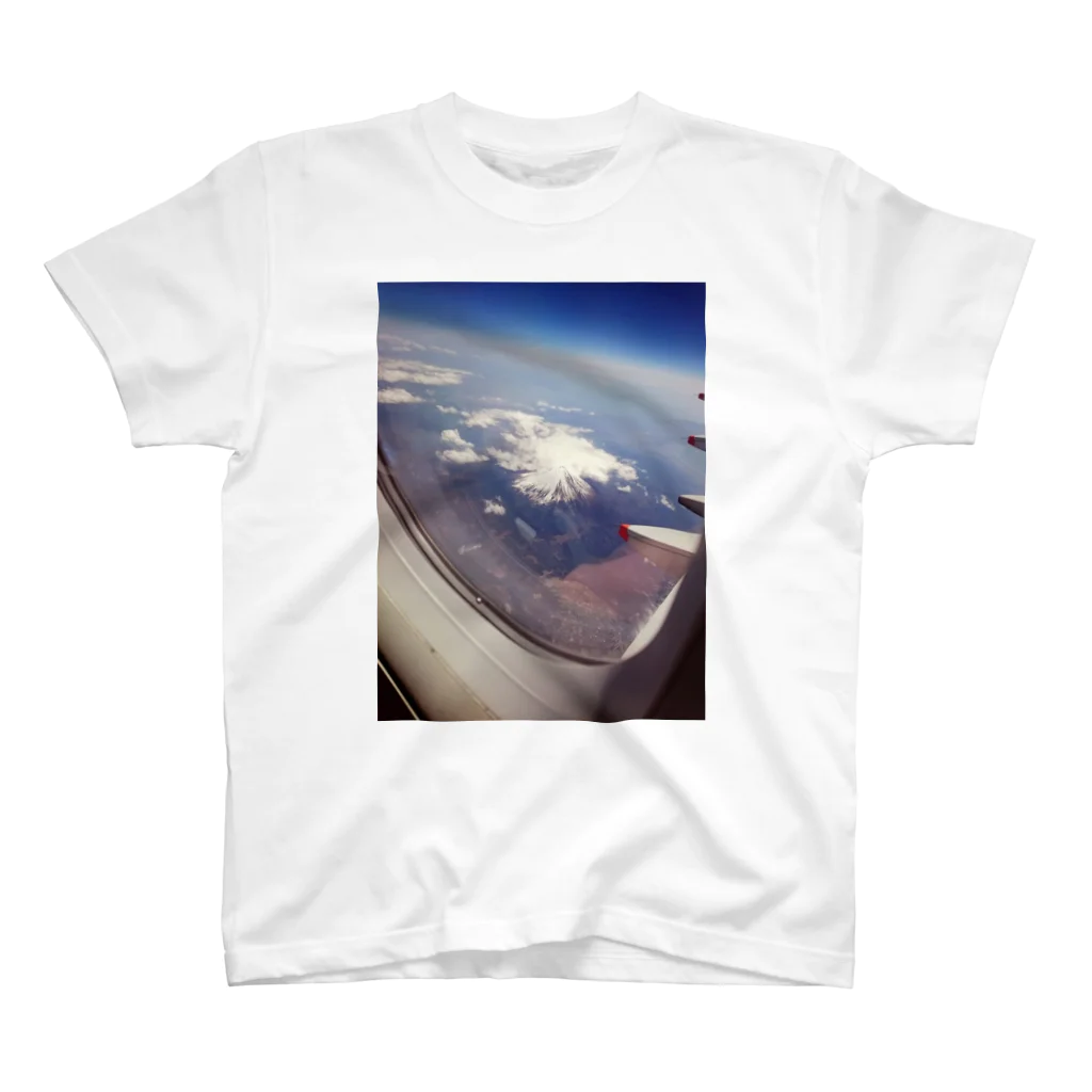 なもやんのお部屋。の飛行機からの景色 スタンダードTシャツ