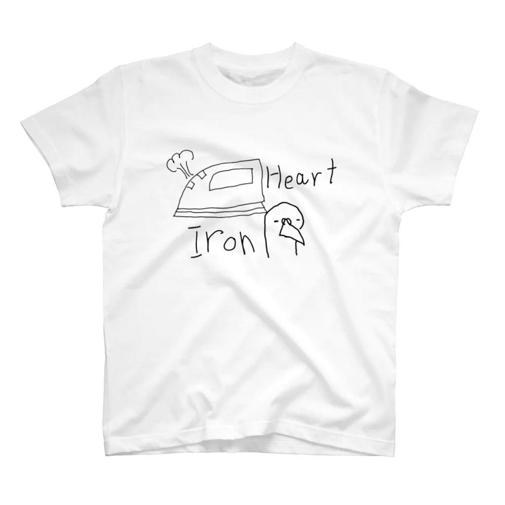 #らんたの飛蝗屋商会のIron heart Regular Fit T-Shirt