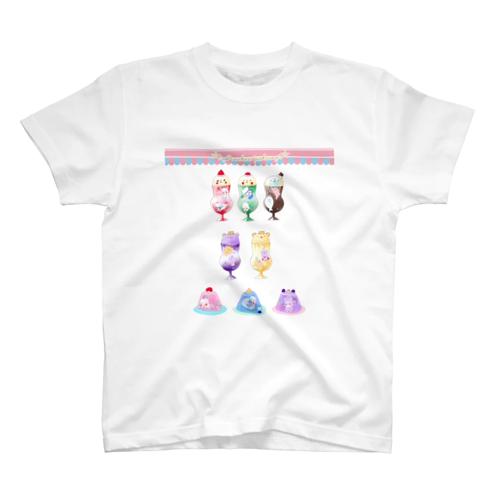 punchanclubのくりーむしょだ＆おぽしさまゼリーメニュー スタンダードTシャツ