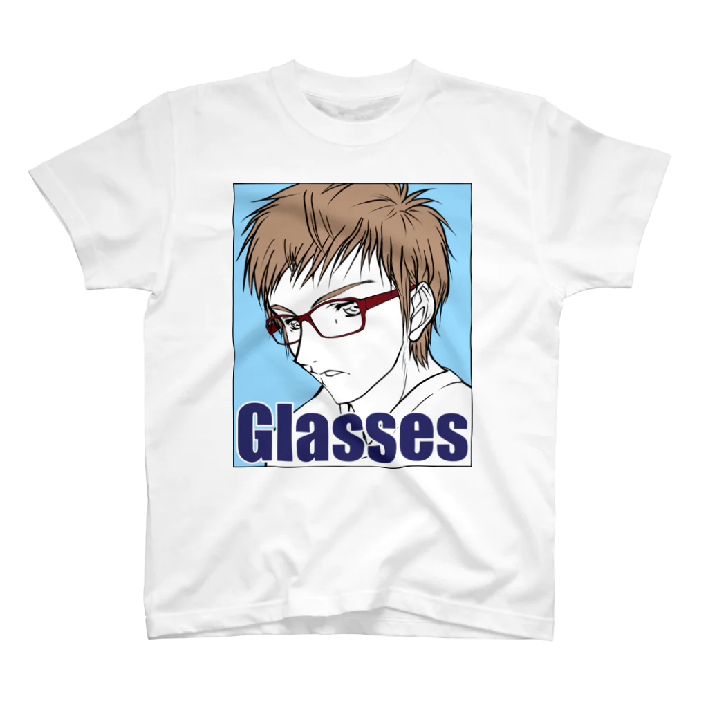 覇王堂（伊吹たかひろ）の眼鏡男子 Regular Fit T-Shirt