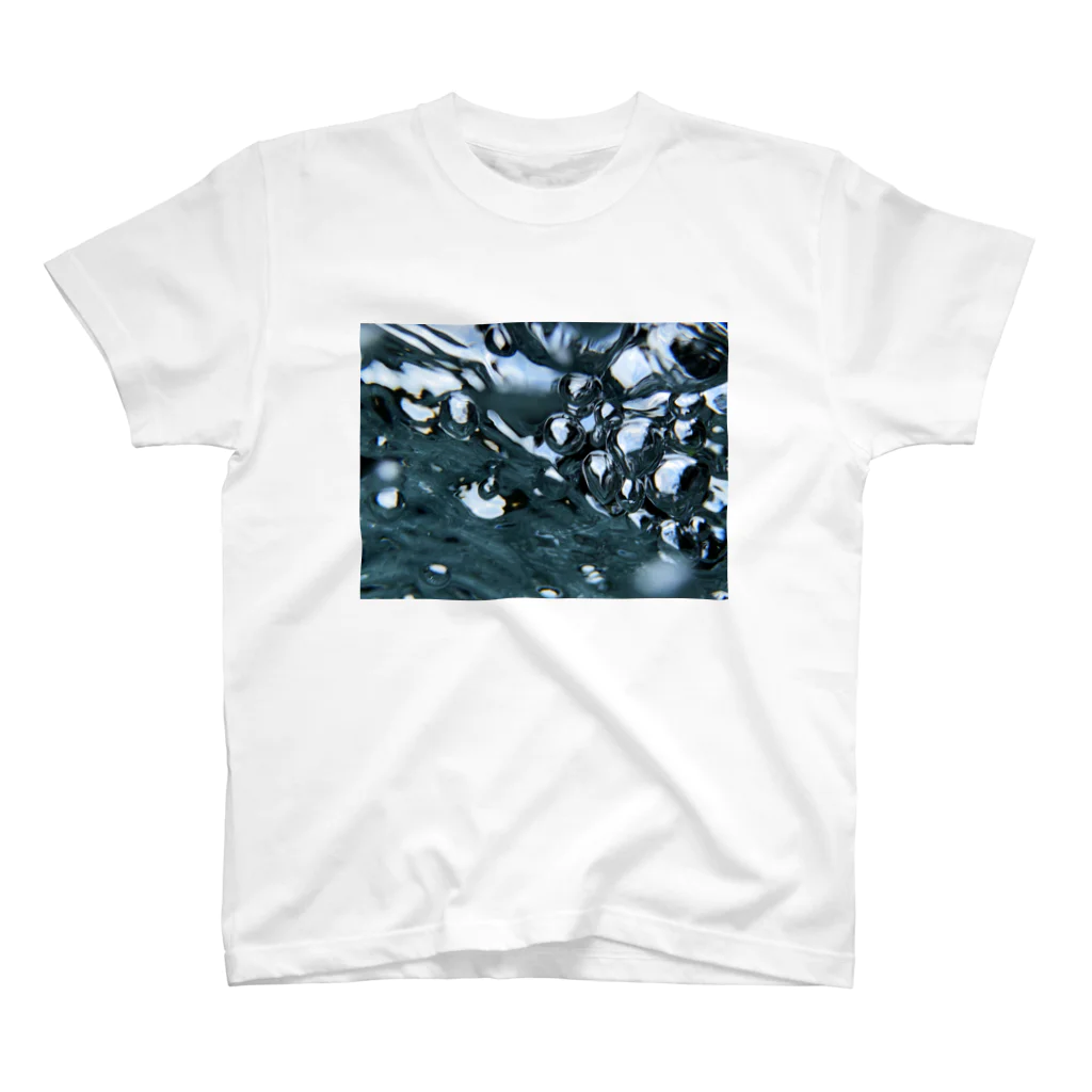Akroworksの徳島の青【穴吹水中】 スタンダードTシャツ