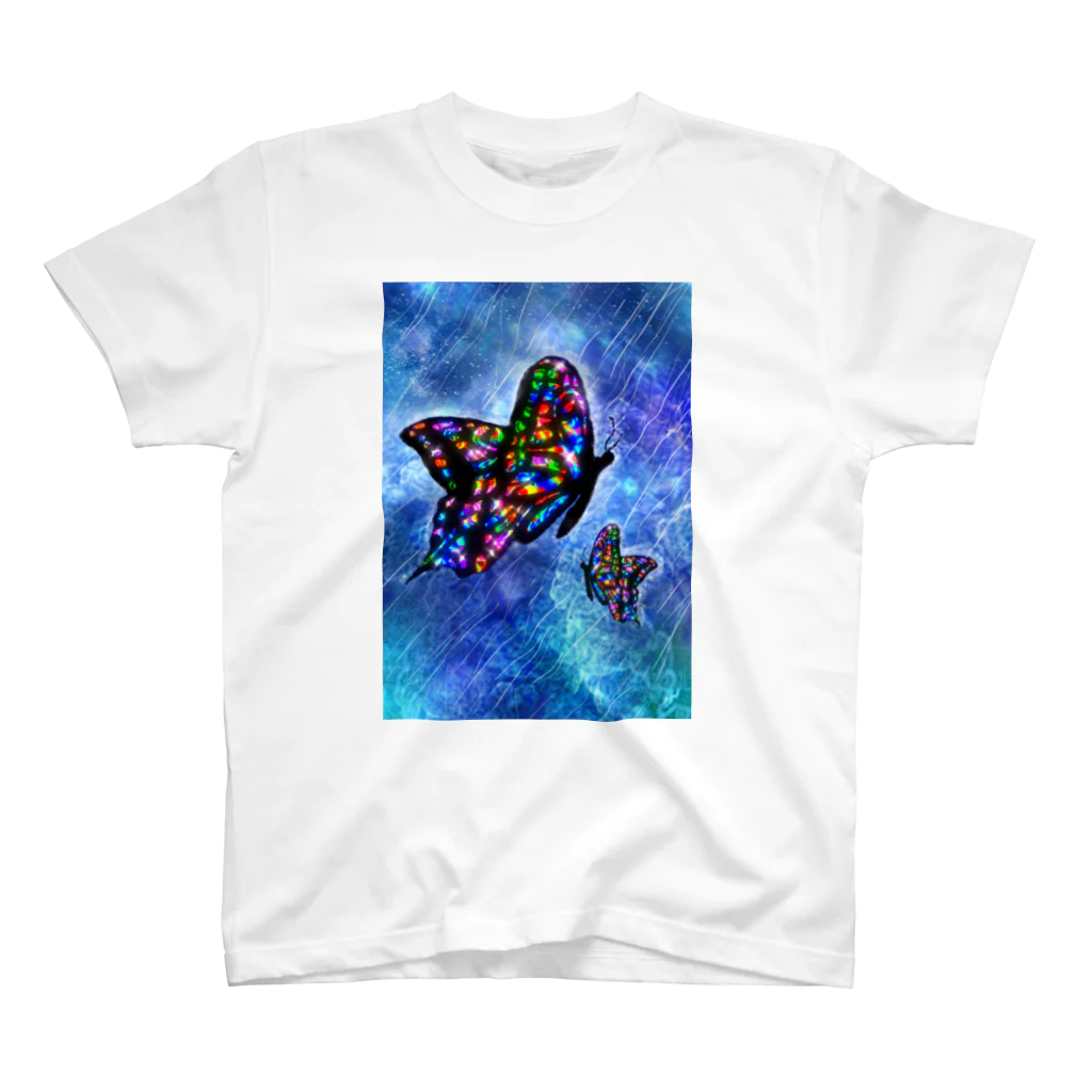 ヨッシー本舗のrain butterfly スタンダードTシャツ