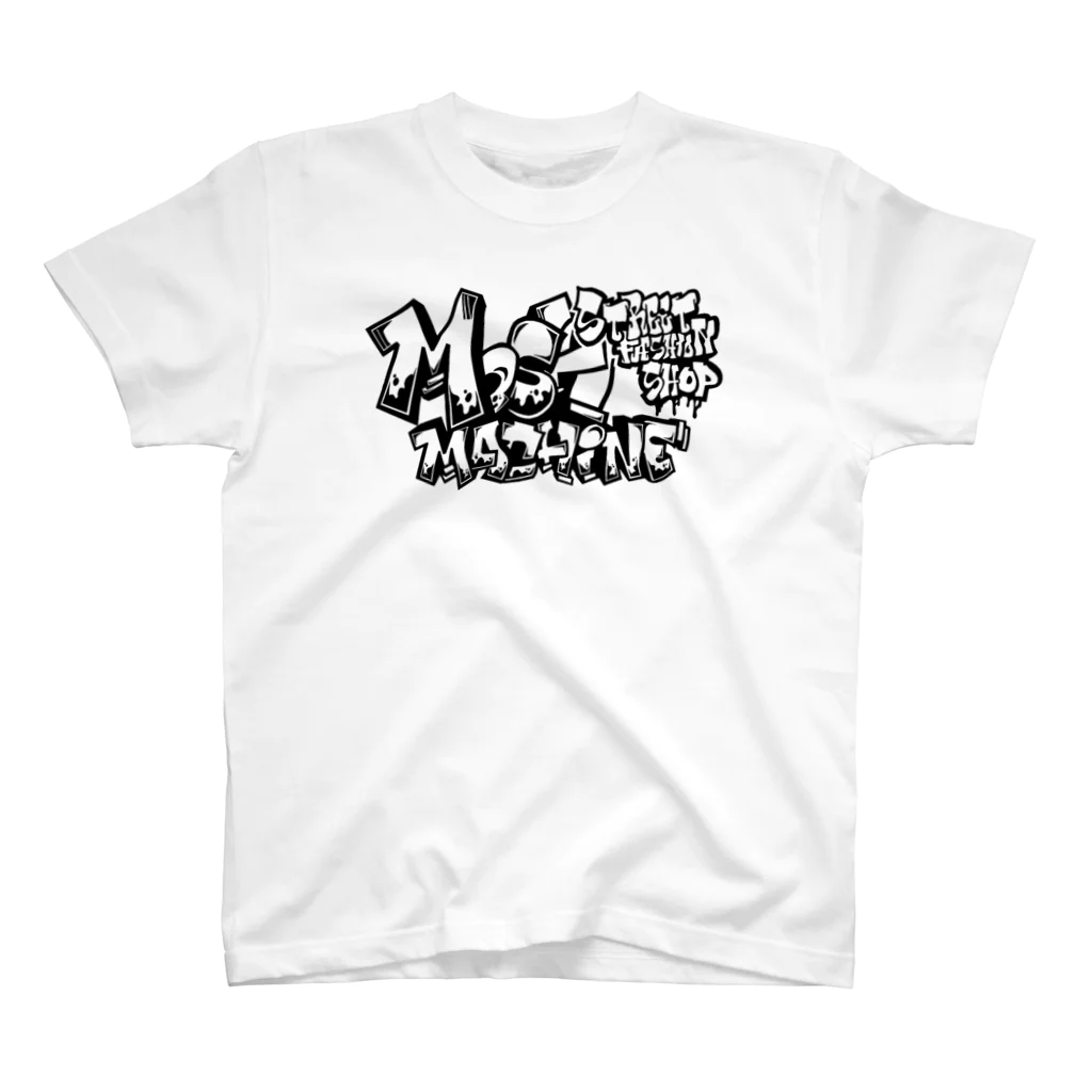 SHONANDAIPUNXのMOSHMACHINE ショップTee(ブラックプリント) Regular Fit T-Shirt