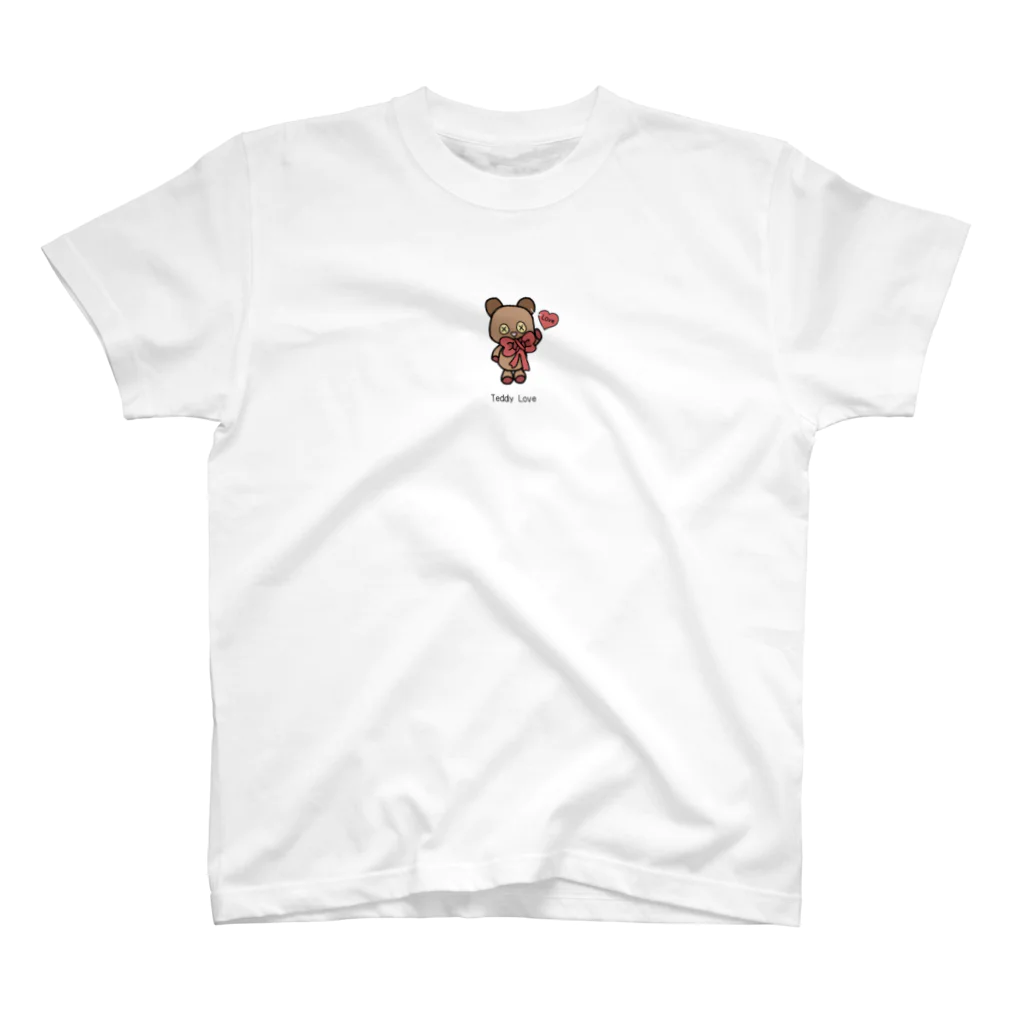 8083のTeddy Love(ネーム入り) Regular Fit T-Shirt