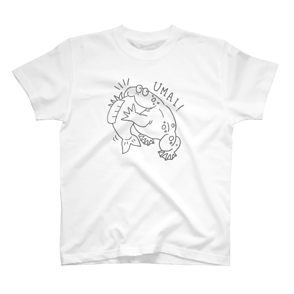 fulicaのもぐもぐバジェットガエル（シンプルver.） スタンダードTシャツ