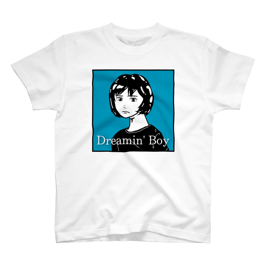 Dreamin' Boy のショートカットの女の子 ロゴ入り Regular Fit T-Shirt