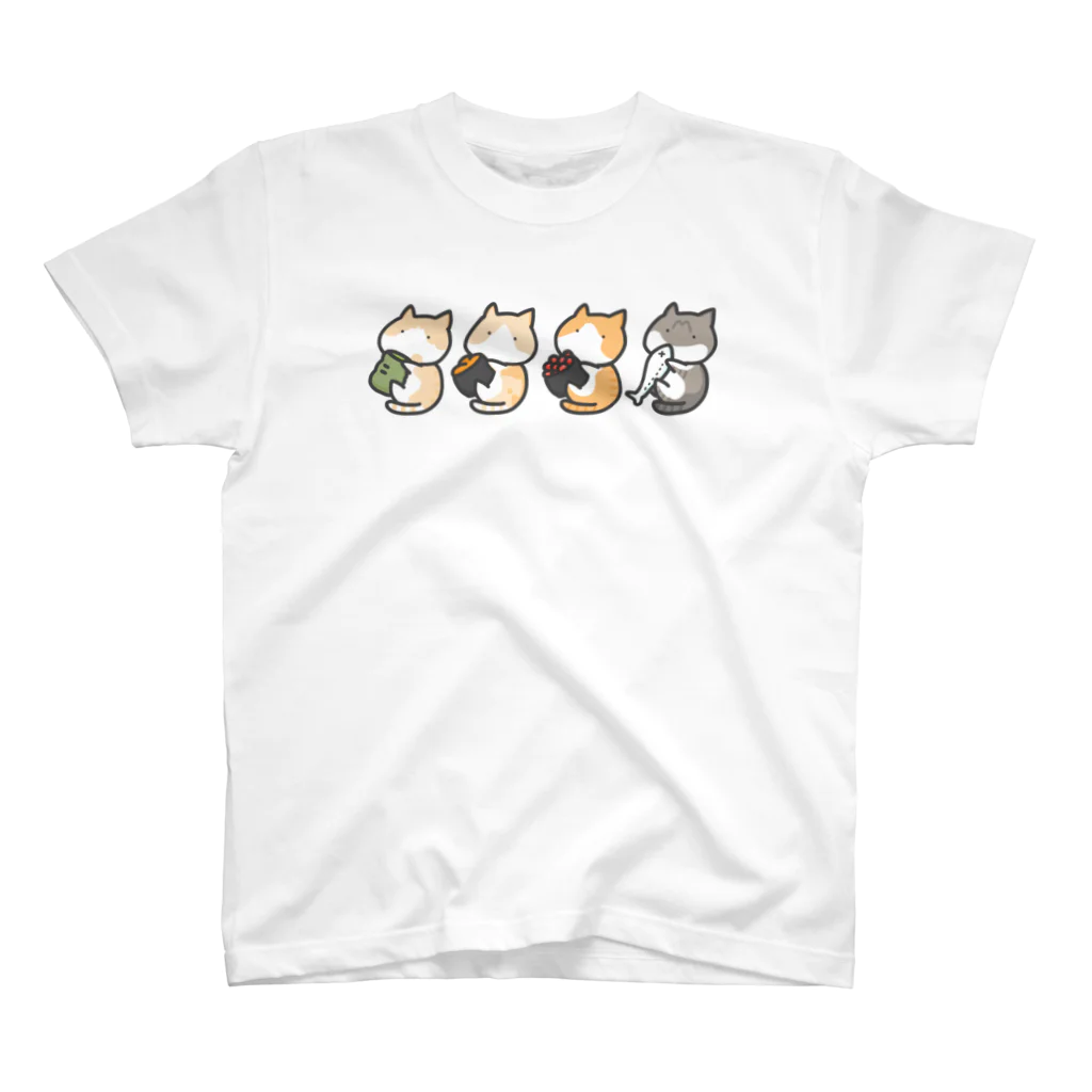 お歯黒🦊のけりけりにゃんこ Regular Fit T-Shirt