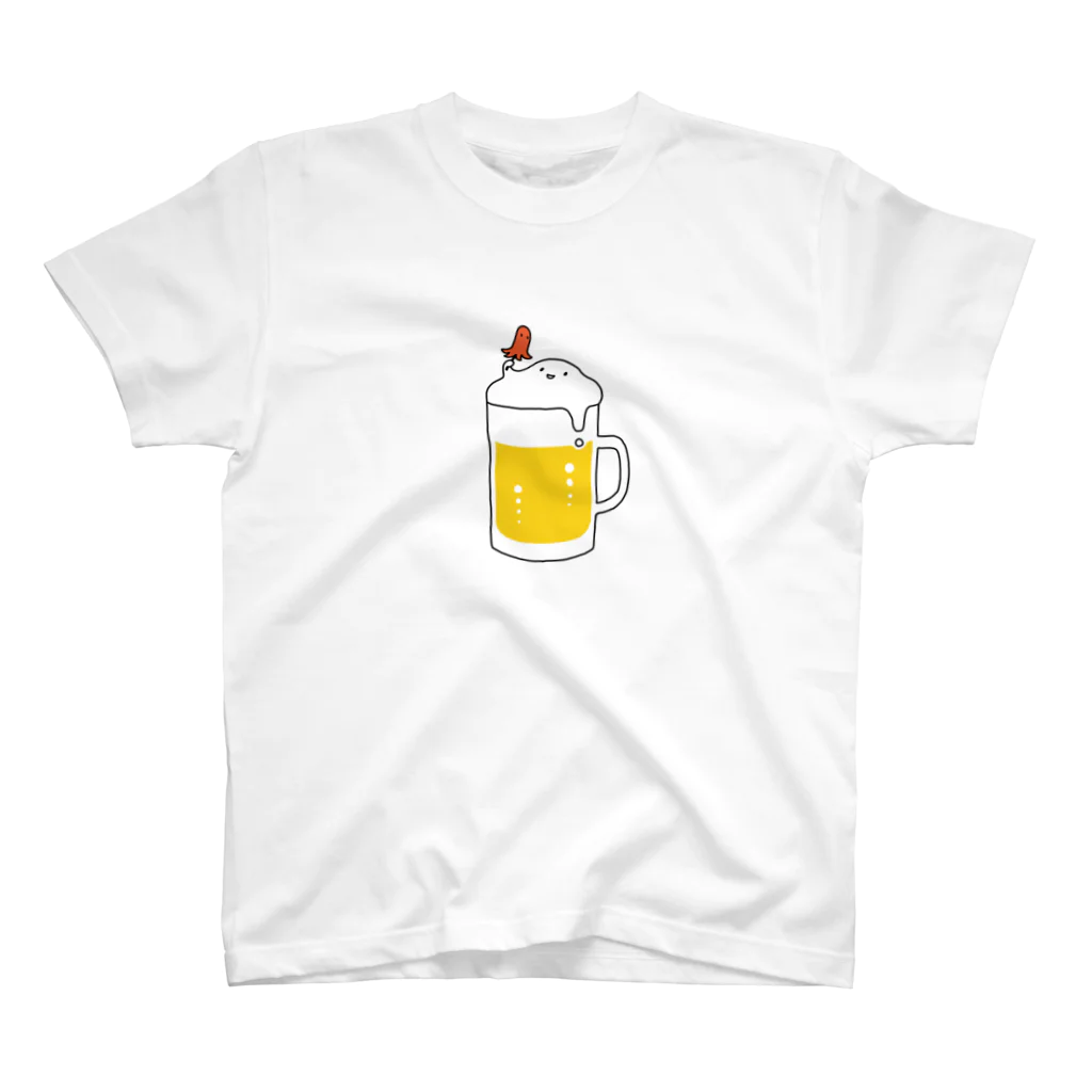 あわゆきの赤ウインナーは正義🍺 スタンダードTシャツ