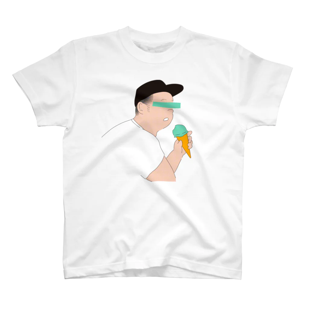 TAROのicecreamboy mask Regular Fit T-Shirt