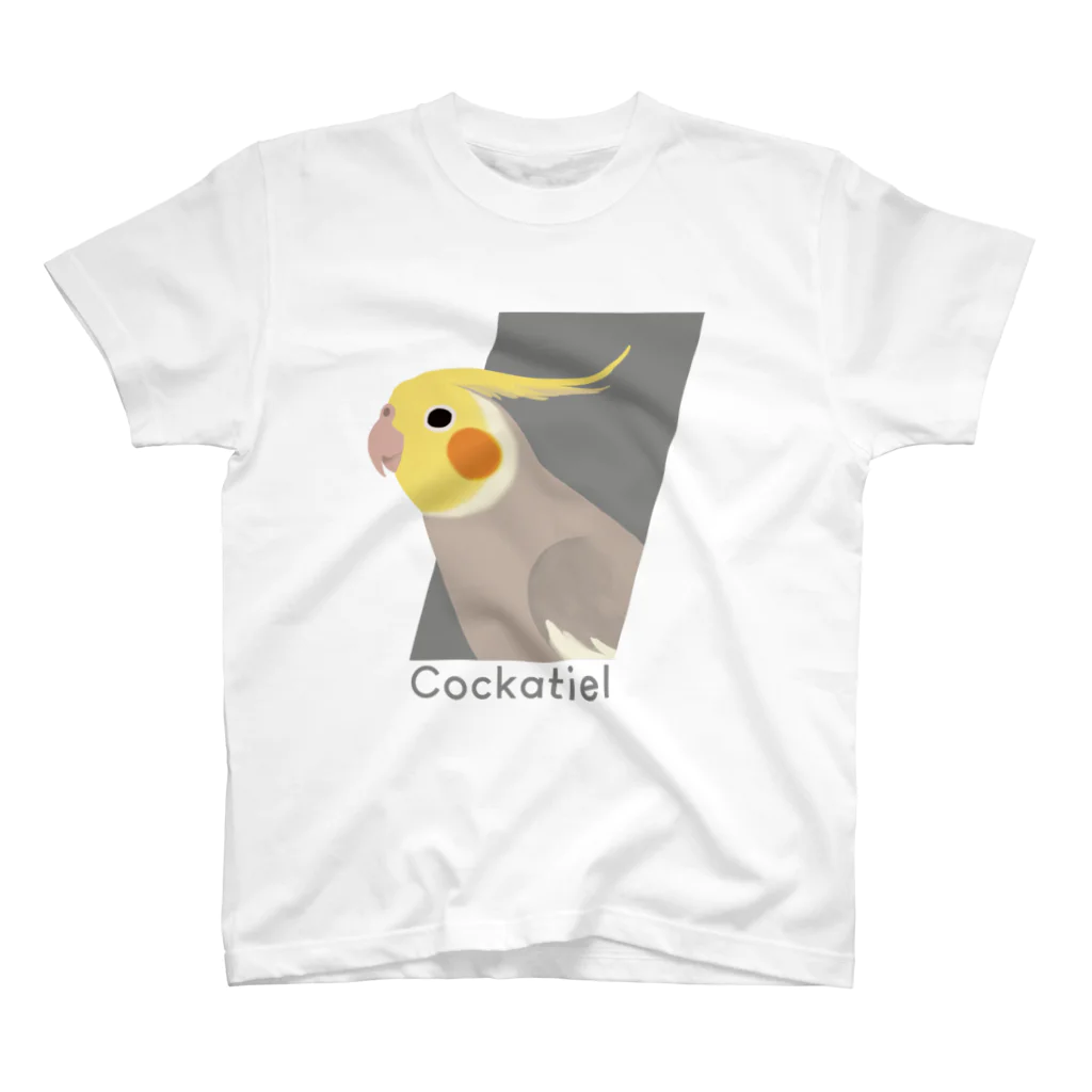 kahorifujiのひょっこりオカメインコ　ノーマルさん Regular Fit T-Shirt