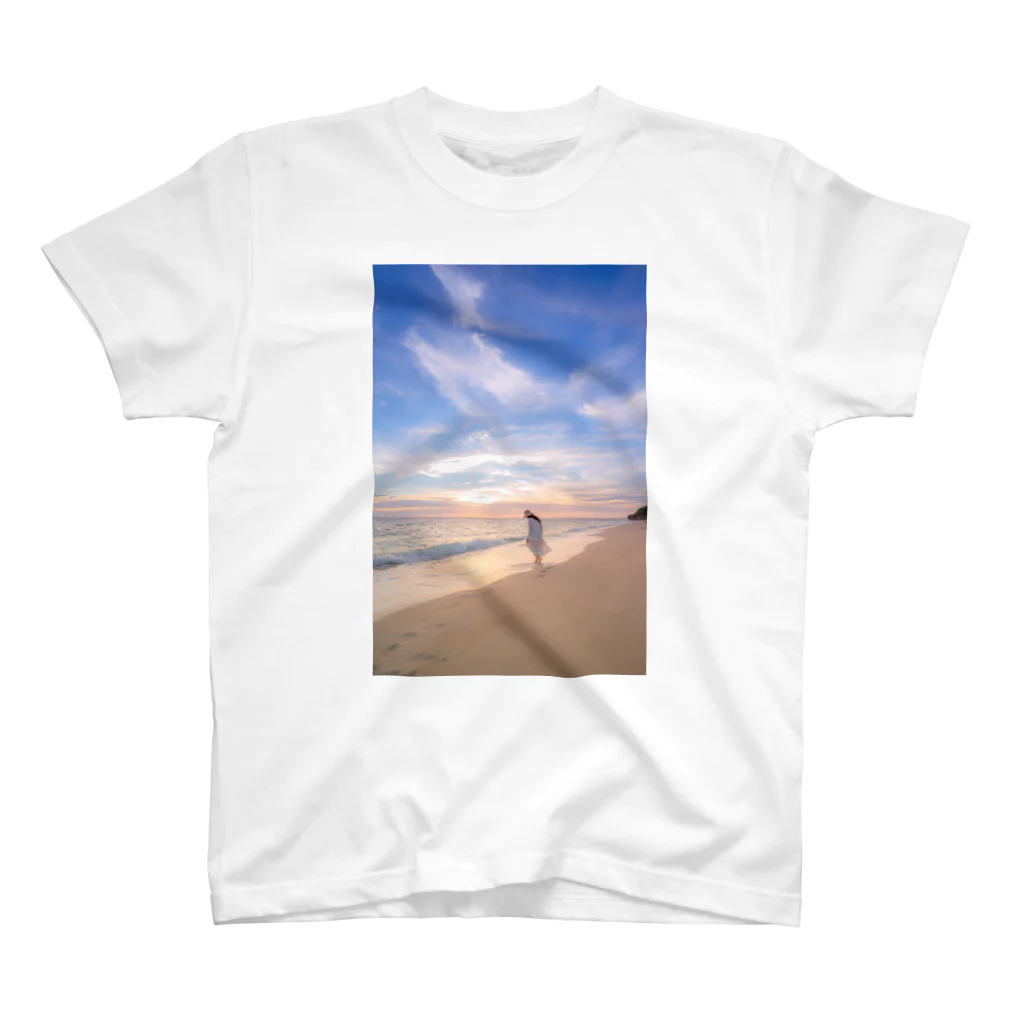 思いつきデザインfrom与論島のsunset～KENちゃんの写真フォルダ～ Regular Fit T-Shirt