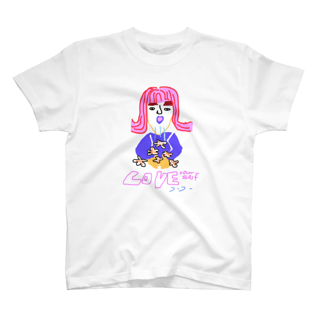 howmuchyourikuraのフーフ~//LOVE yourself スタンダードTシャツ