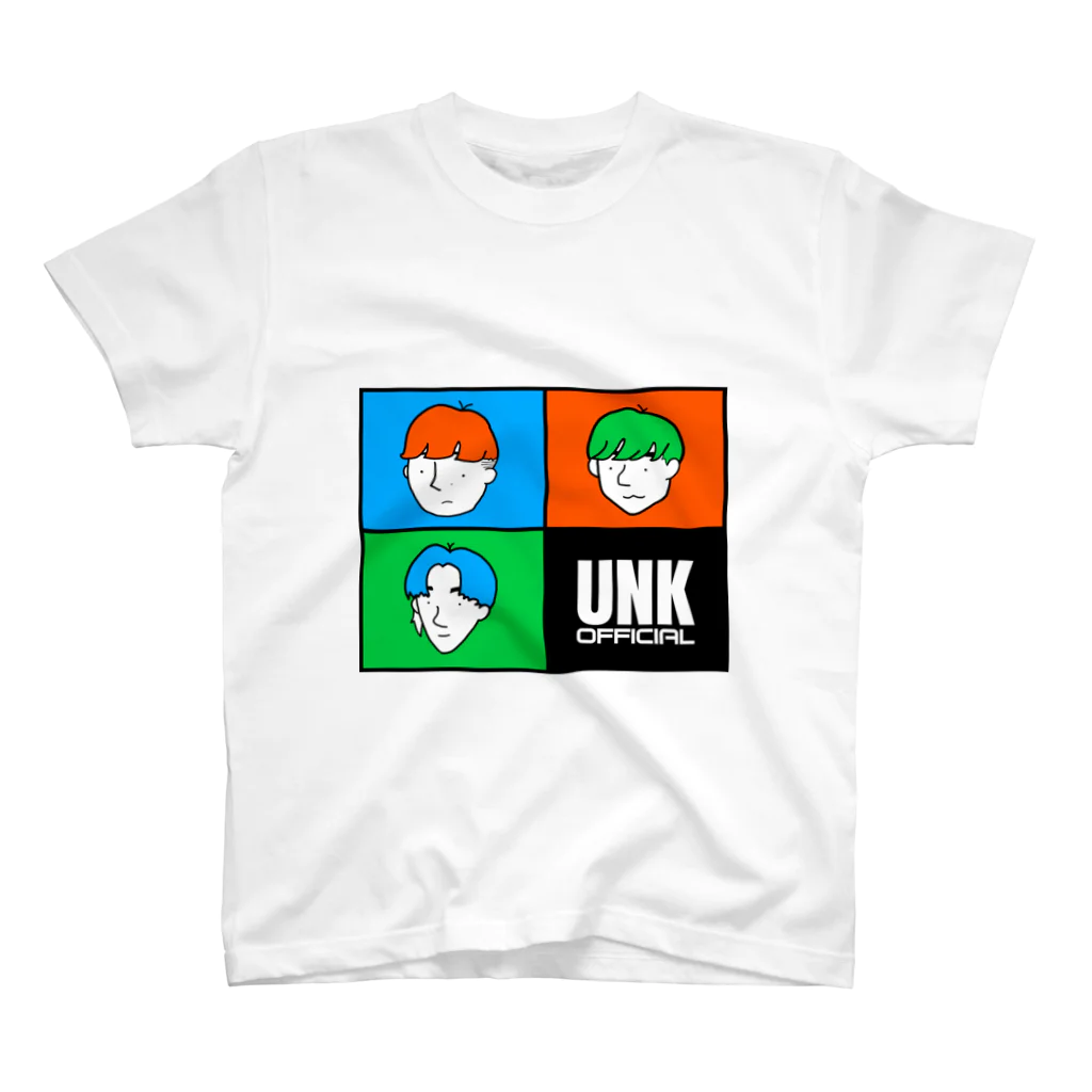 UNK.officialの四分の三 スタンダードTシャツ