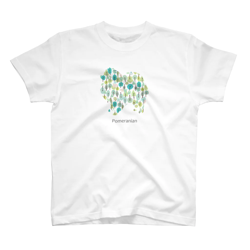 AtelierBoopの森　ポメラニアン Regular Fit T-Shirt