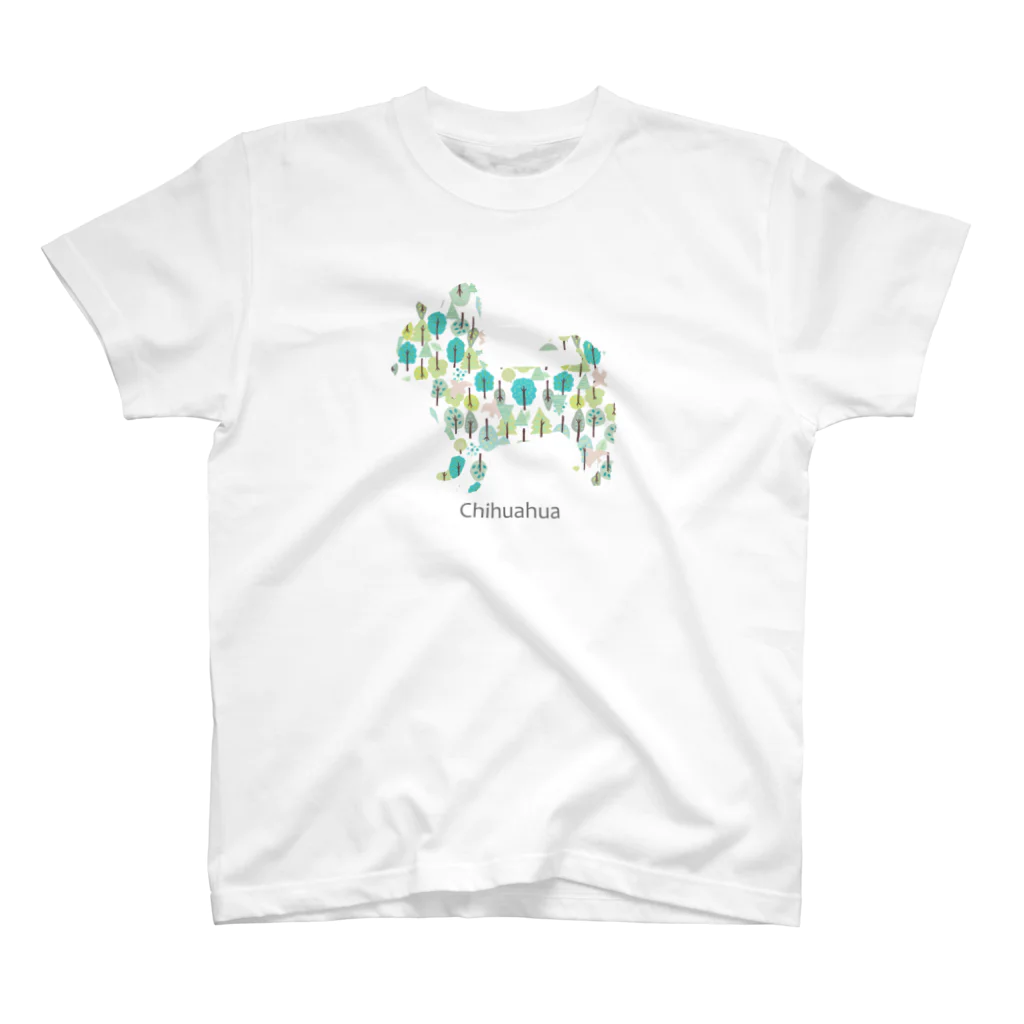 AtelierBoopの森　チワワ スタンダードTシャツ