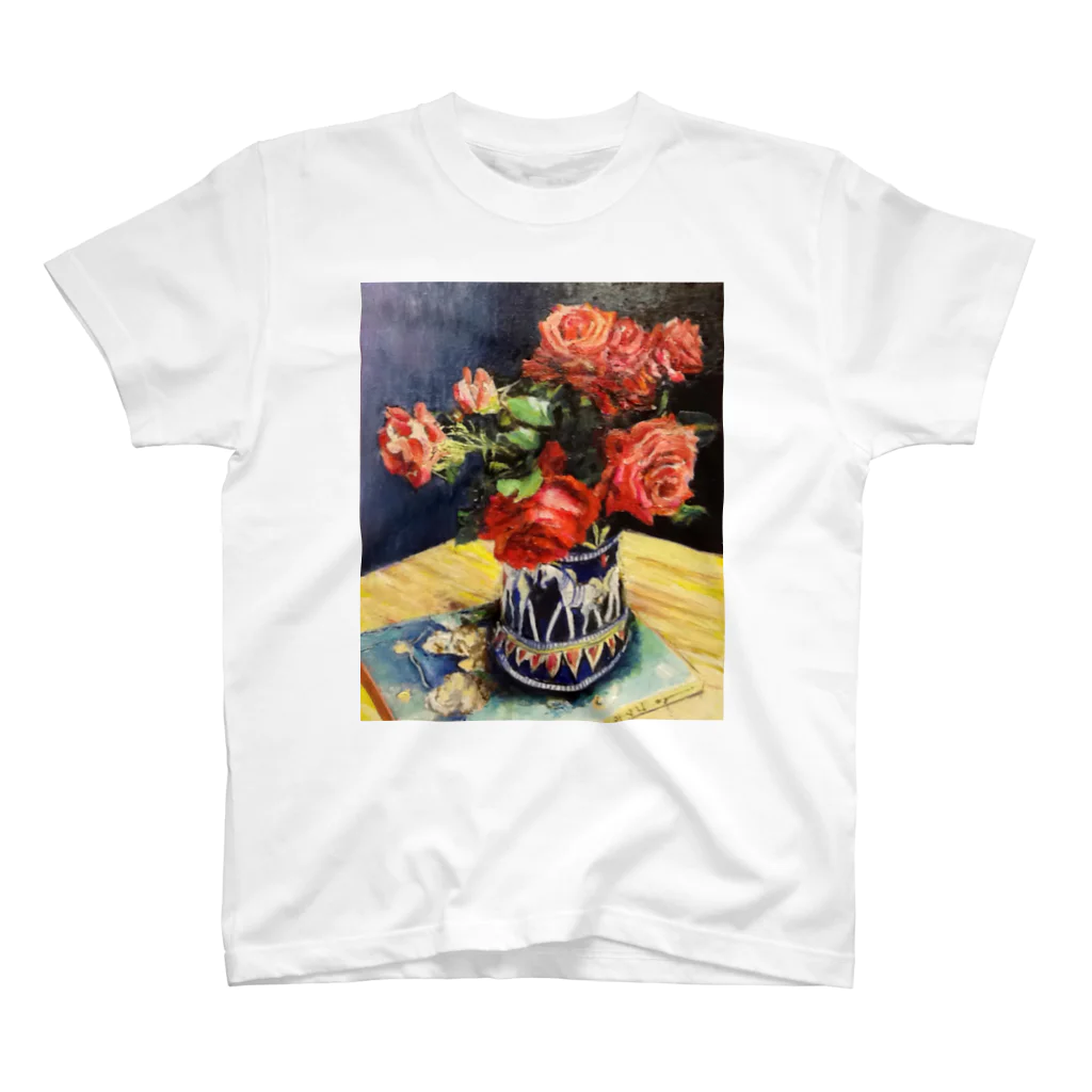 ミニ画廊ヨシデンの薔薇1 スタンダードTシャツ