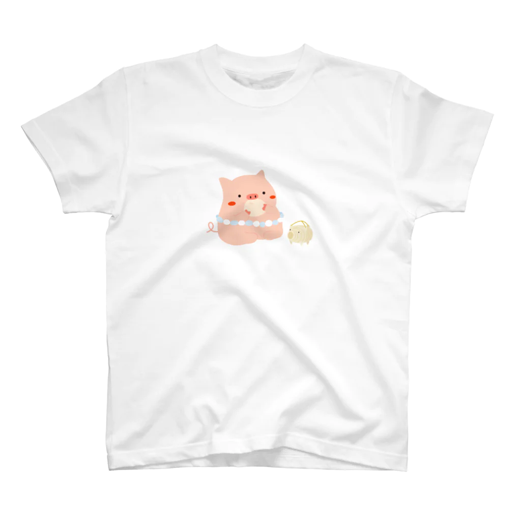 おおはらつかさのおみせのブタだらけTシャツ Regular Fit T-Shirt