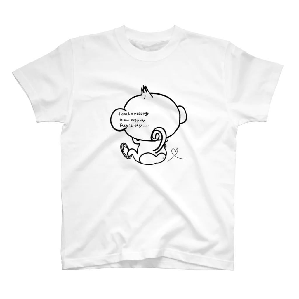 Lani＊Lani-online shop-のおさるのイージーくん♪ Regular Fit T-Shirt