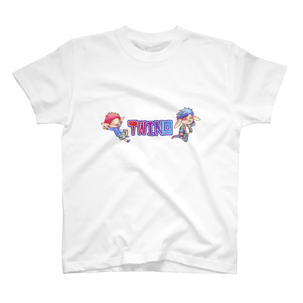 TWINS+のTWINS💙💛 Regular Fit T-Shirt
