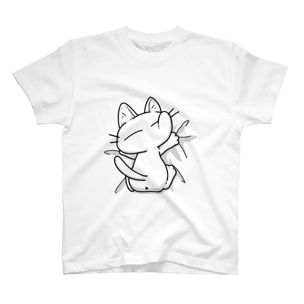 ねこ猫屋さんのしがみつき猫さん スタンダードTシャツ