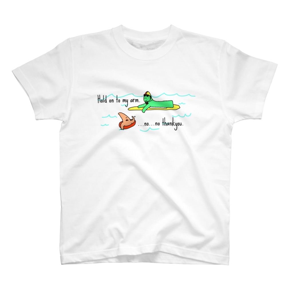 May's cafeのHold on to my arm. Regular Fit T-Shirt