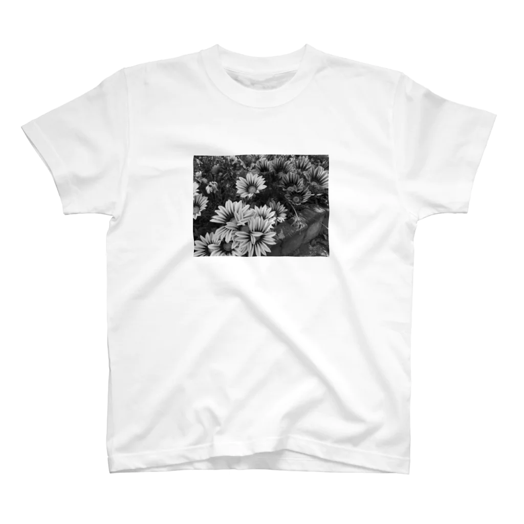 dancingのflower print tee Regular Fit T-Shirt