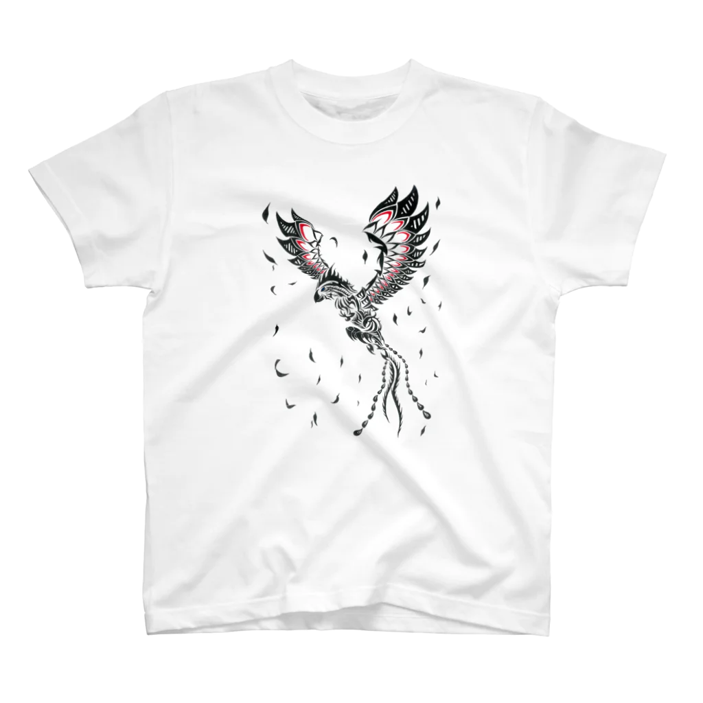 理央っだっつの。のPhoenix Red スタンダードTシャツ