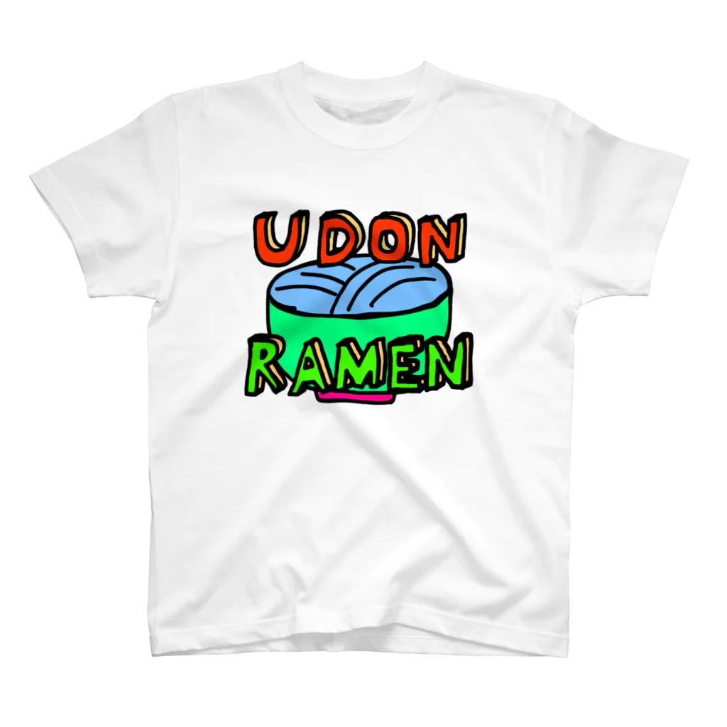 夫婦とその子のUDONRAMEN Regular Fit T-Shirt