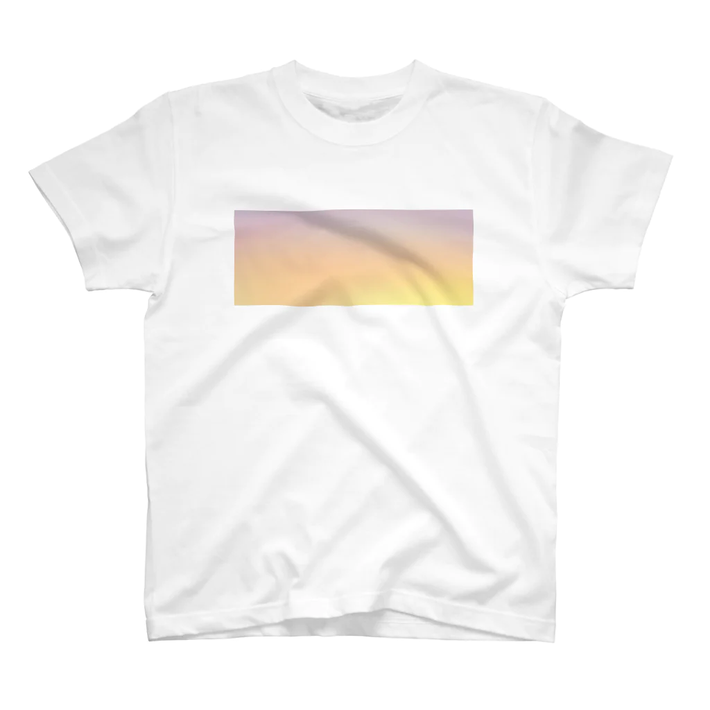 塩まみれのグラデーション 夕方 スタンダードTシャツ