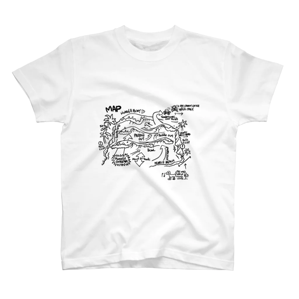 湘南・茅ケ崎　Kuwatayaのペブルビーチ スタンダードTシャツ