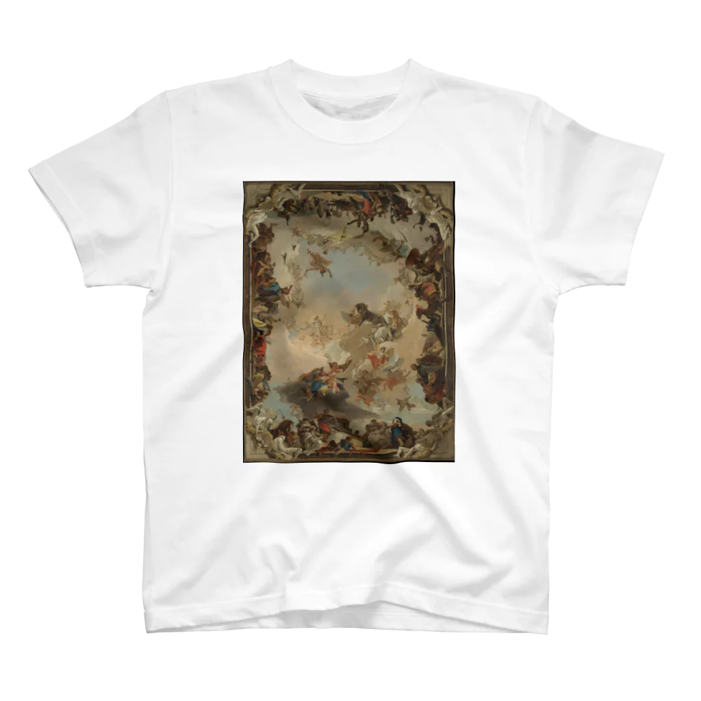 museumshop3の【世界の名画】ティエポロ『惑星と大陸の寓意画 』 スタンダードTシャツ