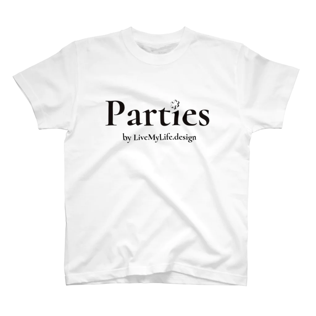 Parties【公式】のParties公式(書体ver.) スタンダードTシャツ