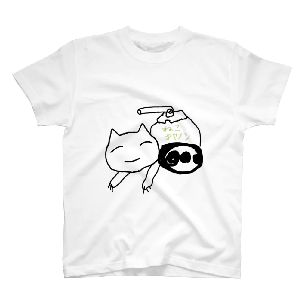 さめごりらのねこキャノンTシャツ スタンダードTシャツ