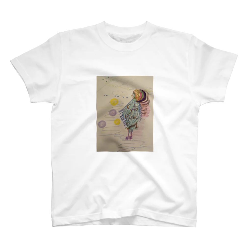 umitotsukino.Risaの原始宇宙月女 スタンダードTシャツ