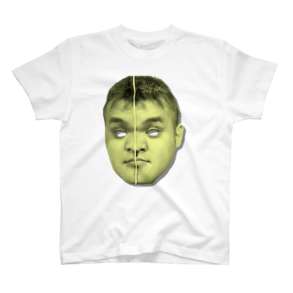 【KOHEI】のちゃうみきゃんべる　イエロー Regular Fit T-Shirt