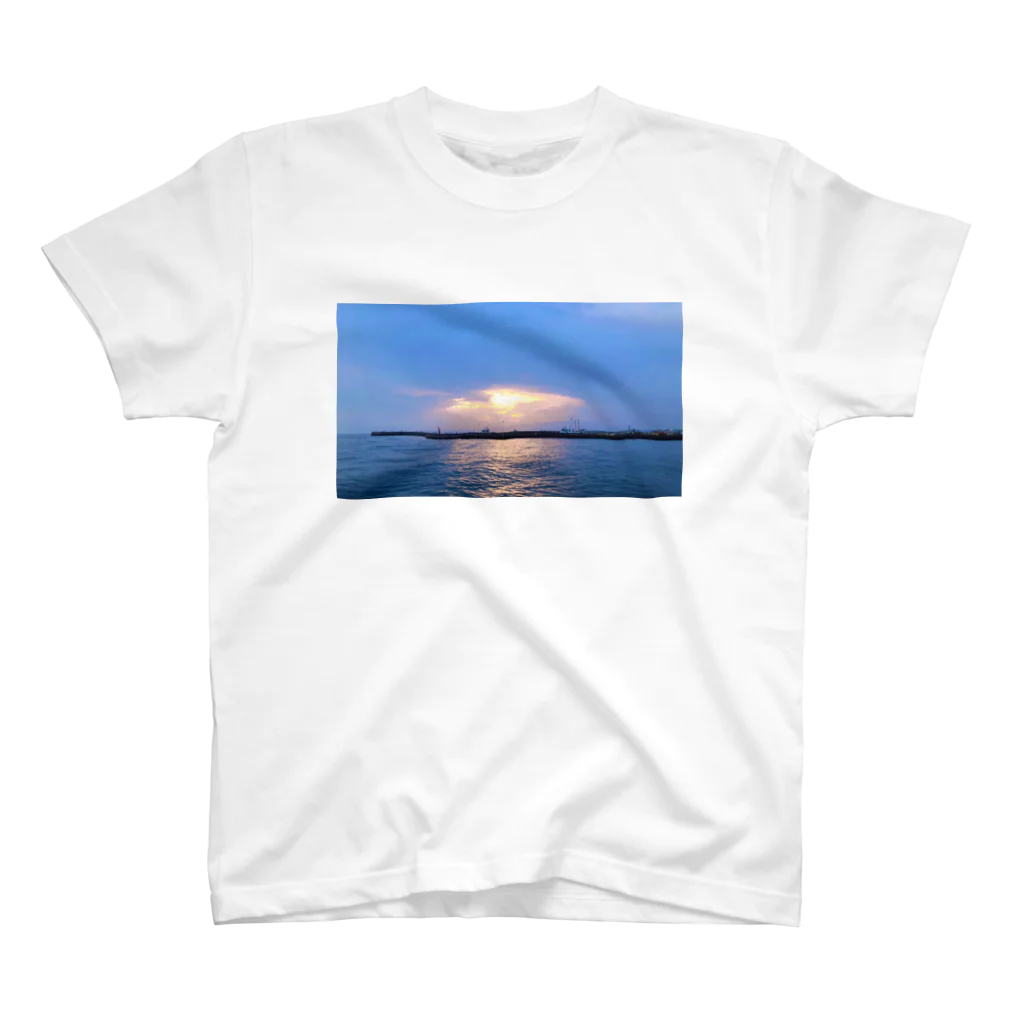 学生📷の夕陽ワンポイント スタンダードTシャツ