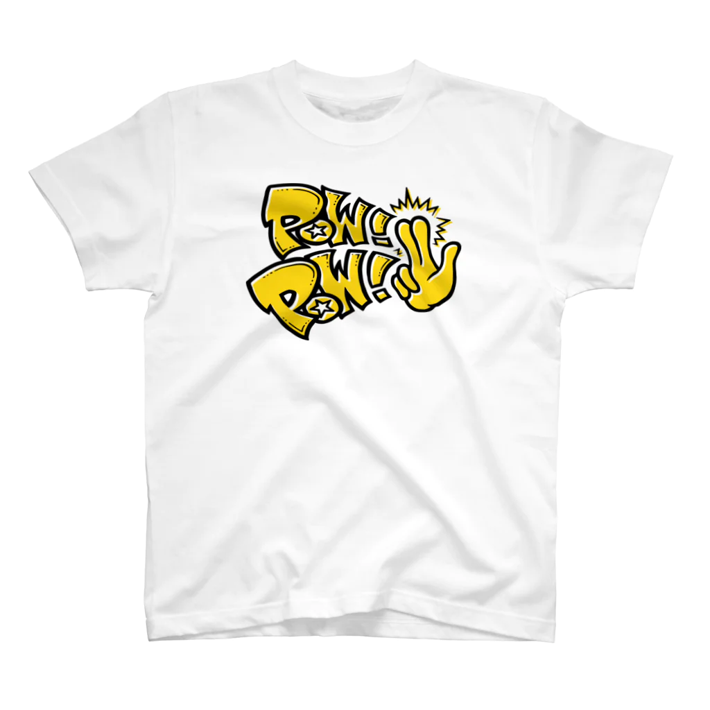 Art Studio TrinityのPOW!POW!【淡色ベース】 Regular Fit T-Shirt