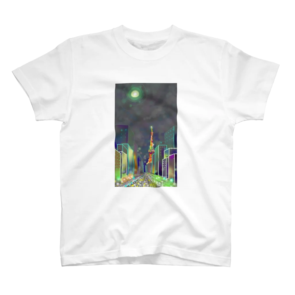 ælicoのmoonlight garden Regular Fit T-Shirt
