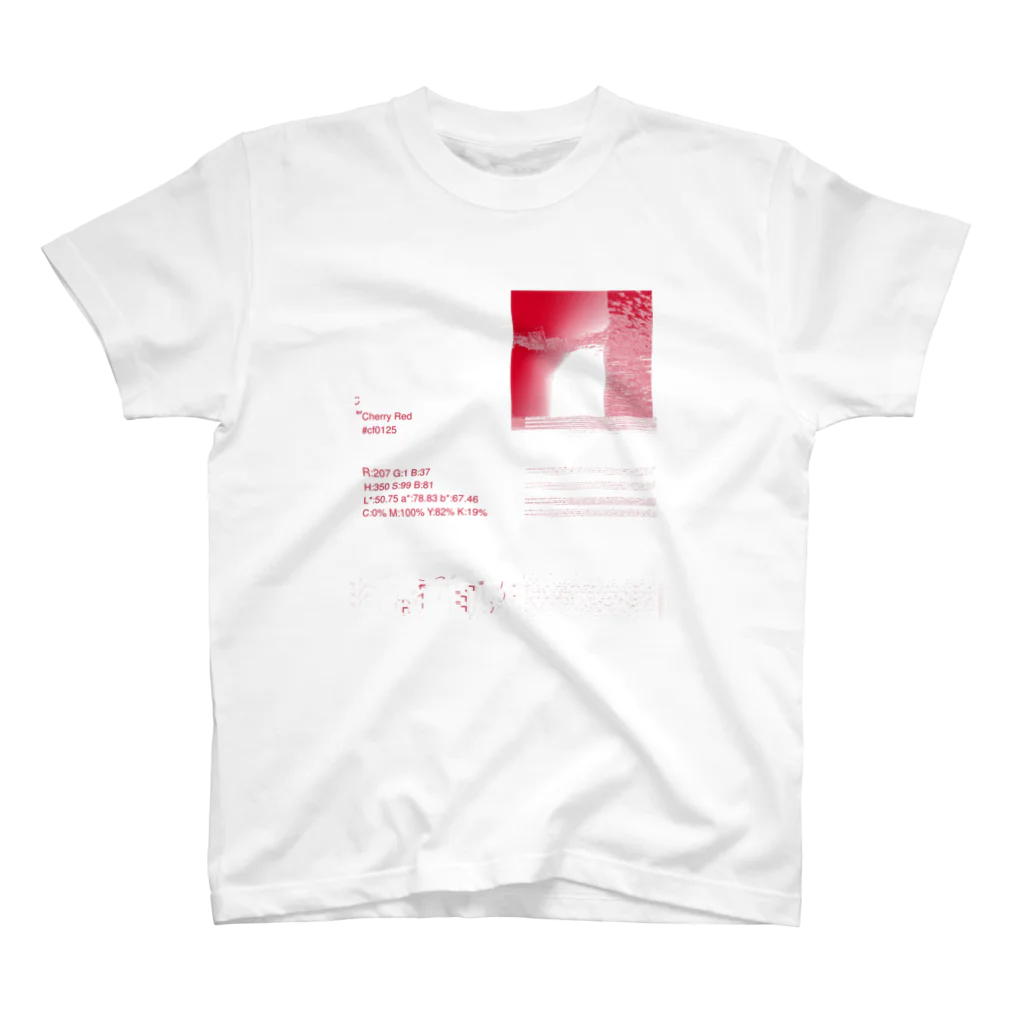 OKIO _ DOTのCHERRY GLITCH // EXHNOTE COLLECTION 001 スタンダードTシャツ