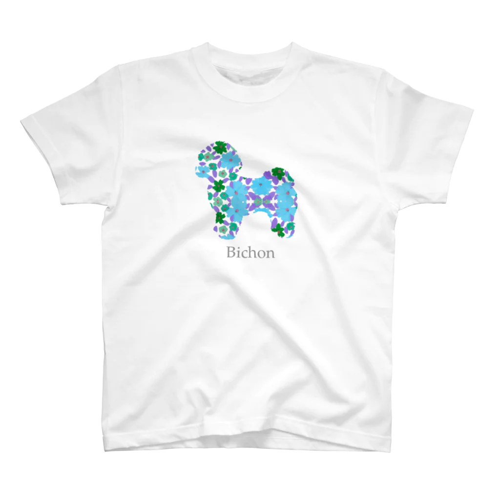 AtelierBoopの花　ピジョンフリーゼ スタンダードTシャツ