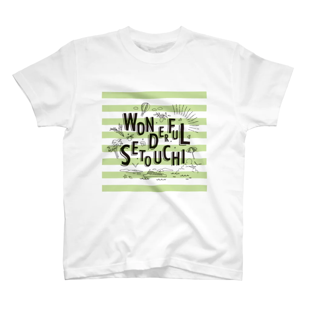 RYOBI-SHODOSHIMA STOREのWONDERFUL SETOUCHI GREEN Regular Fit T-Shirt