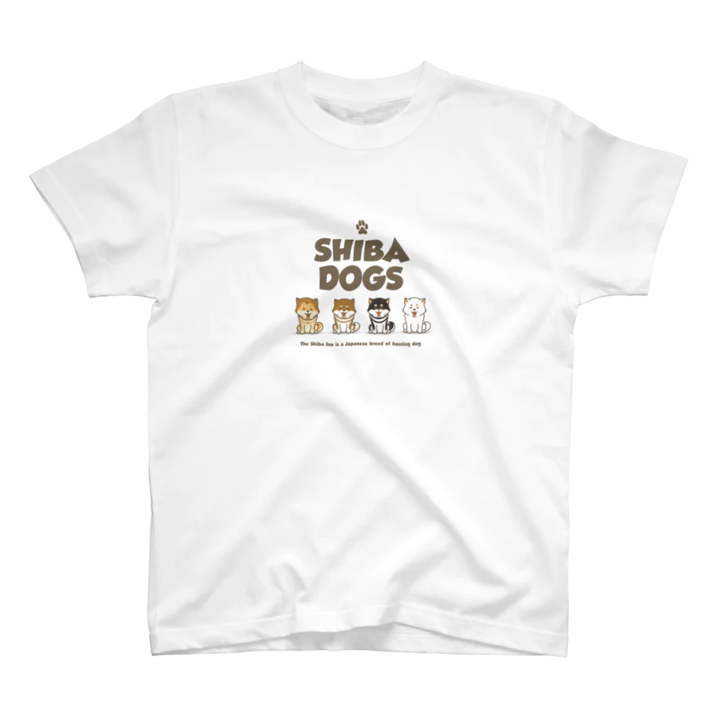 neguse511のshiba-dogs スタンダードTシャツ