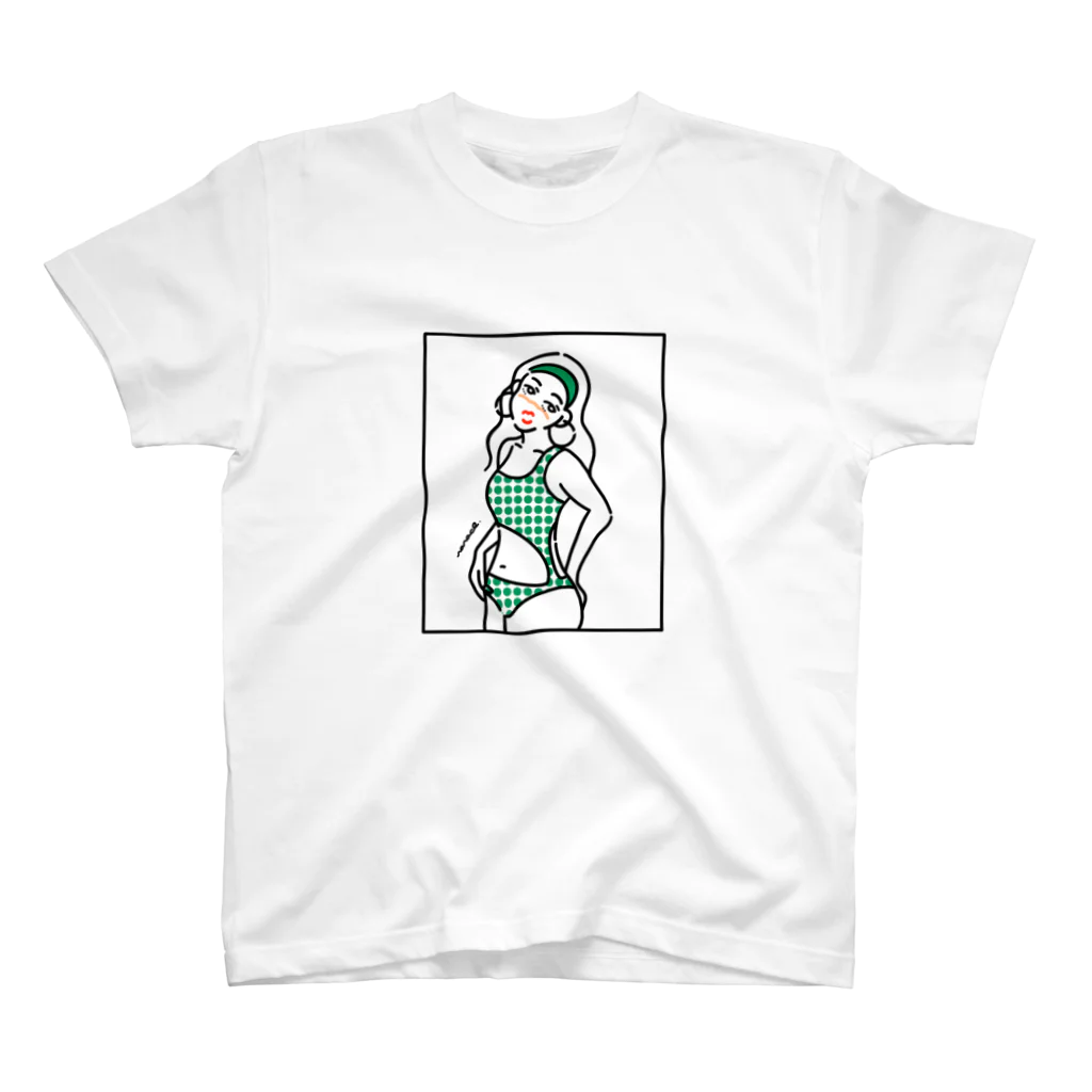 225IllustFactoryのなつのこうかい Regular Fit T-Shirt